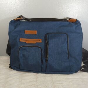 CRG Prestige Triple Strap Backpack CRG-1210 Denim Travel/School Messenger‎ Bag